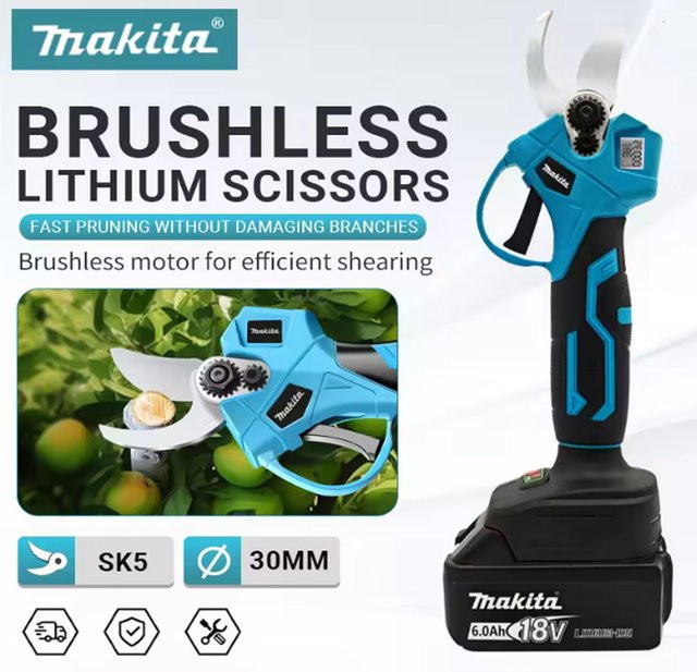 Makita LXT Akku-Astschere Bürstenlos 18V Kabellose elektrische Astschneidemaschine für Obstbäume und Gartenarbeit - Bild 1