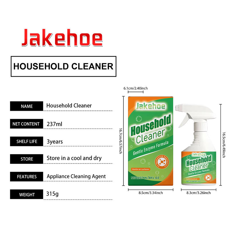 JAKEHOE Enzym-Haushaltsreiniger-Spray Bio-Enzymatischer Lipase-Fettlöser und Multiflächen-Fleckenentferner für Küchentisch und Geräte - Bild 4