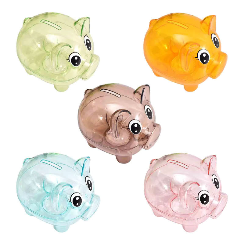 Dekoratives Sparschwein von Homyl in Rosa als Tischornament und Geschenk für Kinder - Bild 2
