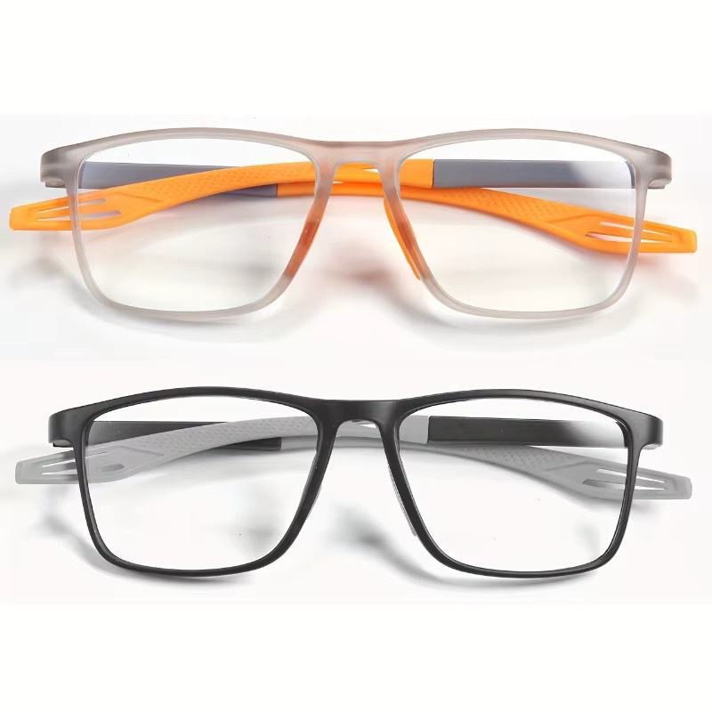 BMAD Lesebrille, quadratisch, TR90, transparent, Herren, Vollrand - Bild 1