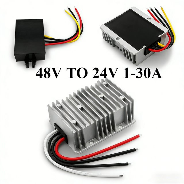 Waohei Schaltnetzteil Step-Down Buck-Regler 48 V auf 24 V DC, 1 A bis 60 A, LKW-Spannungswandler, CE - Bild 1