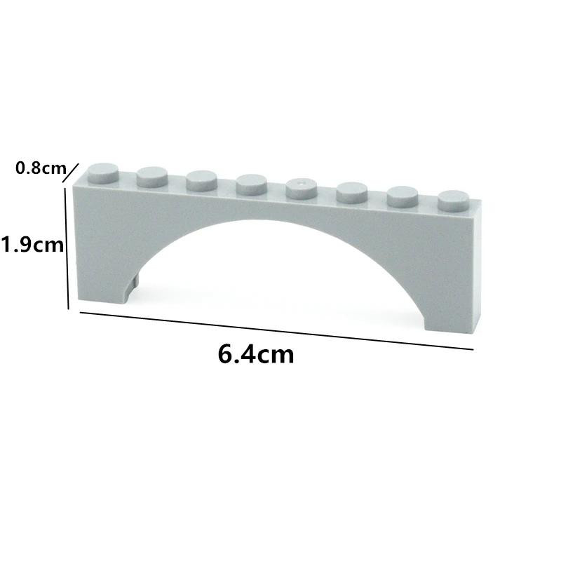 Yiran toy MOC Steine Bogen 1x8x2 Bausteine Lernorientiertes Kreatives Spielzeug - Bild 1