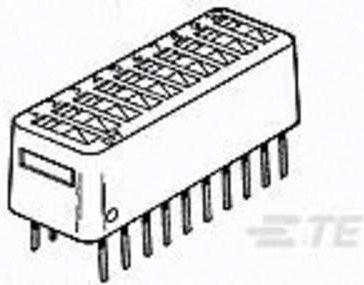 TE Connectivity DIP-Schalter 2-5435668-5 weiß - Bild 1
