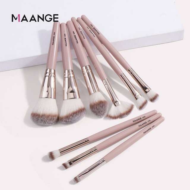 Maange Make-up Pinsel Set, 9 Stück, Unisex - Bild 1