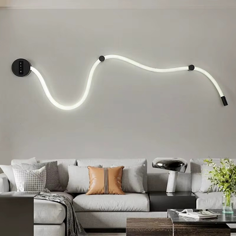 JIANKEXING Moderne Deckenlampe in Weiß mit Organischem Design aus Silikon für Wohnzimmer und Schlafzimmer - Bild 2