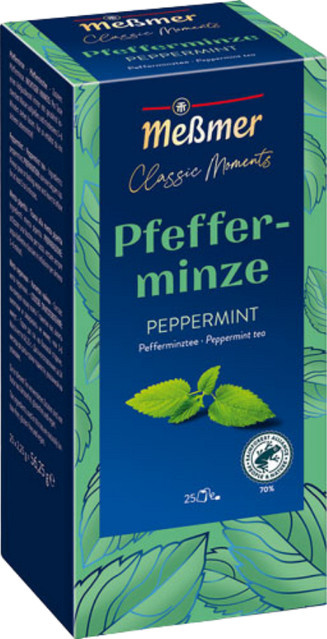 Meßmer Classic Moments Pfefferminze, Kräutertee, Teebeutel, 56,25g - Bild 1