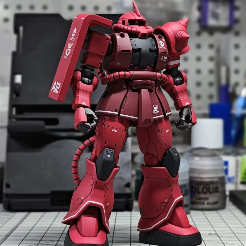 TAKARA TOMY Gundam GTO Char's Zaku HG 1/144 Mech Assembly Model Kit Actionfiguren - Bild 4