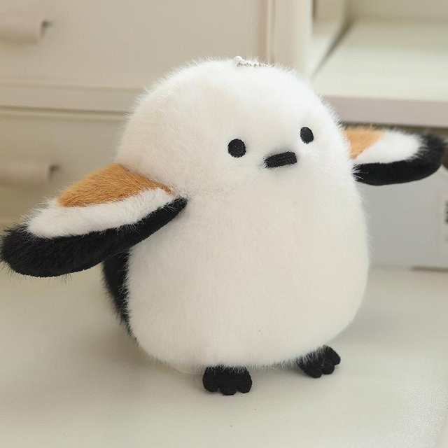 Joyful toys Xuanfeng-Meisen Plüschtier, Schlüsselanhänger, Weiß - Bild 1