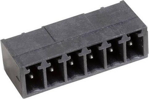 PTR Hartmann Stiftleiste Standard Schwarz mit 10 Polzahlen und 3,81 mm Rastermaß auf Vollrolle - Bild 1