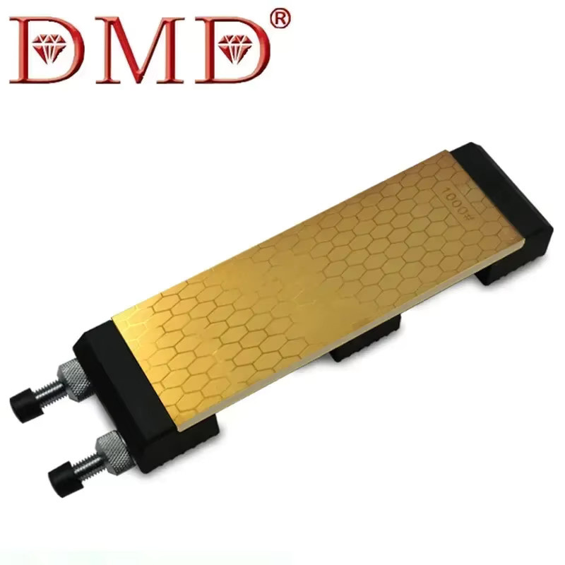 DMD Titan-Diamant-Schleifstein Doppelseitig Gold mit Körnung 400 und 1000 inkl. Halterung B/H/T: 200 x 70 x 8 mm - Bild 2