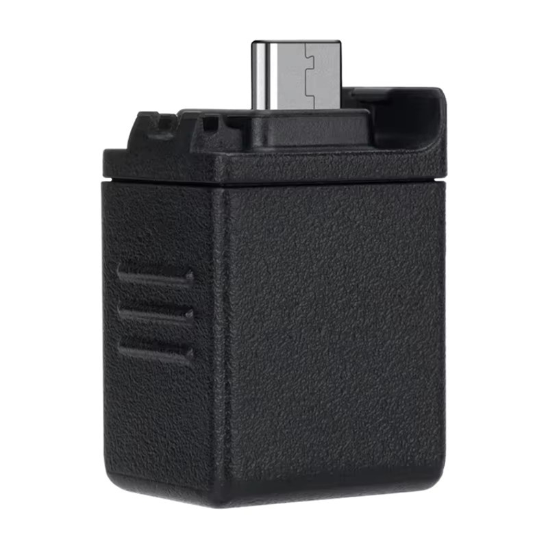 DJI Audio-Adapter für OSMO Action 4/5 Pro mit 3,5 mm Klinke und USB-C Ladeanschluss, Schwarz - Bild 2