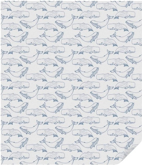 Tulup Buntglasfolie Inspirationen Aus Dem Meer Selbstklebend, Weiß/Bunt, Breite: 100 cm, Höhe: 116 cm - Bild 1