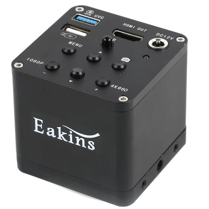 Eakins Digital-Videomikroskop mit HDMI und USB 3.0 Anschluss für Industrie und Labor in Schwarz - Bild 2