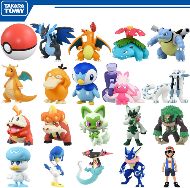 TAKARA TOMY Pokémon Figur, PVC Modell, Einzelfigur - Bild 1