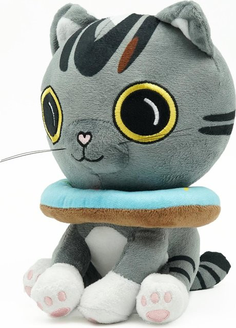 Yiran toy Ralph Und Bella Plüschtier, Zeichentrickkatze, 20cm, Grau - Bild 1