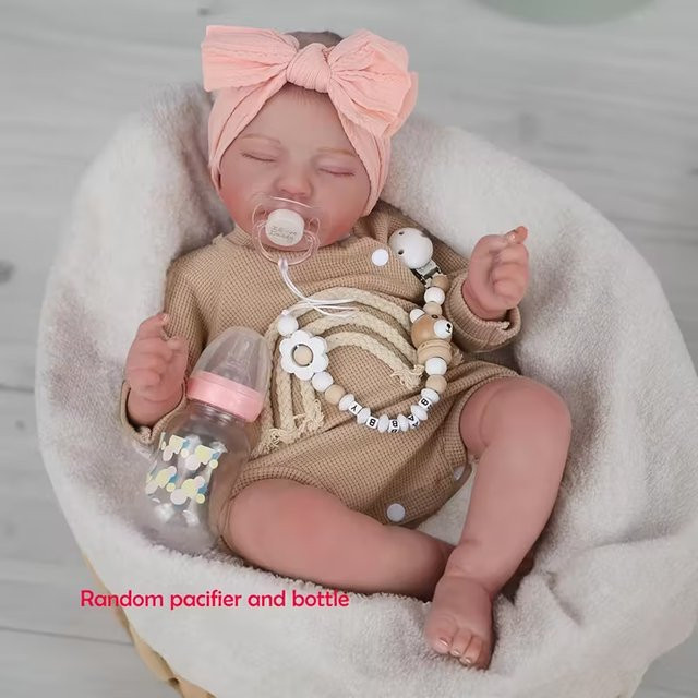 JOYORA Reborn Baby Puppe, Simulation Neugeborenen, 3d Haut Sichtbare Blutgefäß - Bild 1