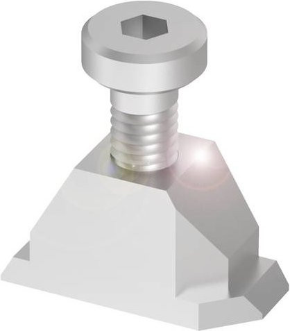 Balluff Haltewinkel BMF 305-HW-25 aus Aluminium in Silber - Bild 1