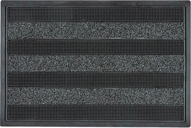 Modern Living Fußmatte Cactus in Anthrazit und Schwarz, B/B: 40 x 60 cm - Bild 1