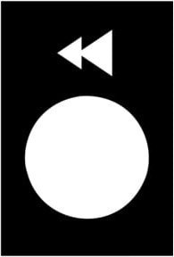 Schneider Electric Symbolschild ZB2BY2906 Einlegeschild in Schwarz Weiß und Mehrfarbig 10er Packung - Bild 1