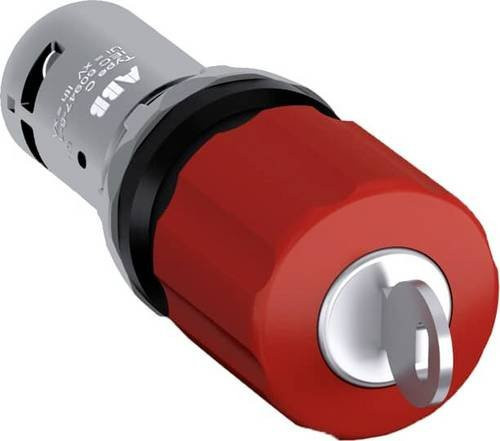 ABB CE3K1-10R-11 Not-Aus-Taster mit 1 Öffner und 1 Schließer in Rot IP67/IP69K - Bild 1