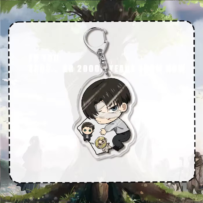 Attack on Titan Levi Q Acryl-Schlüsselanhänger, Sammlerstück - Bild 2