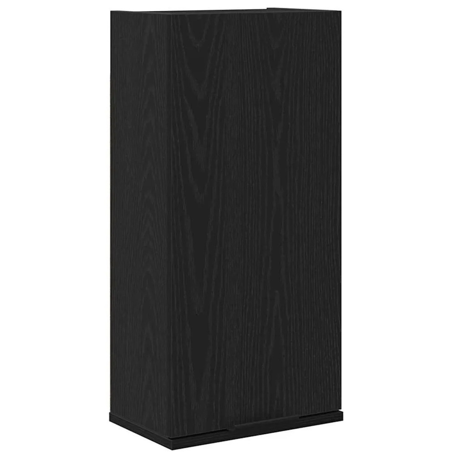 vidaXL Wandschrank Schwarze Eiche für Badezimmer aus Holzwerkstoff B/T/H: 32 x 20 x 67 cm - Bild 2