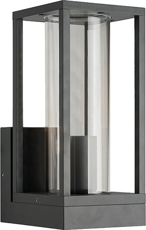 LED's light Außen-Wandleuchte in Anthrazit mit Glas und austauschbarem Leuchtmittel