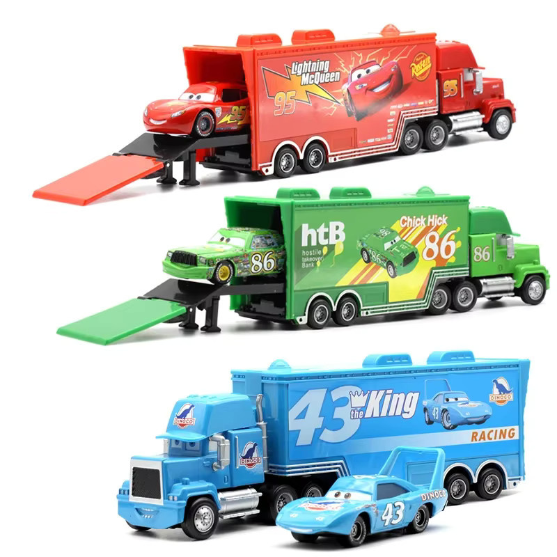 Disney Pixar Cars Lightning McQueen Onkel Mack, Auto-Spielzeug, Set / Bundle - Bild 1