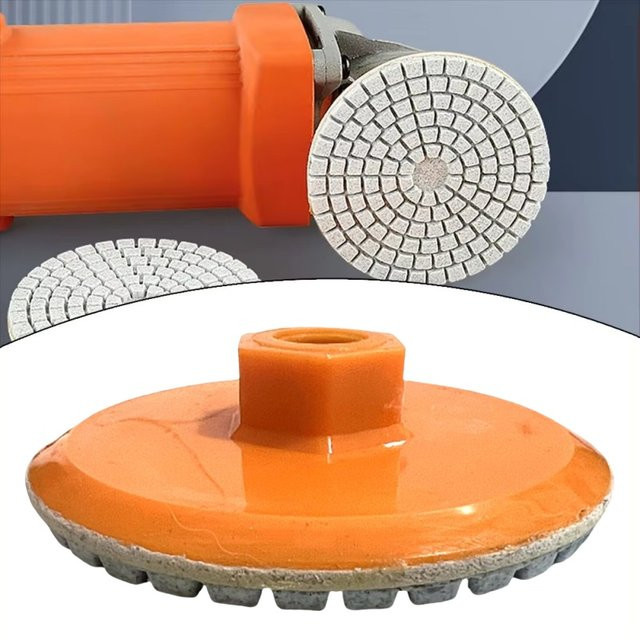 SLADE Polierpad Schleifmittel Set für Marmor Granit Beton und Stein, 80 mm Durchmesser, Nass und Trocken anwendbar - Bild 1