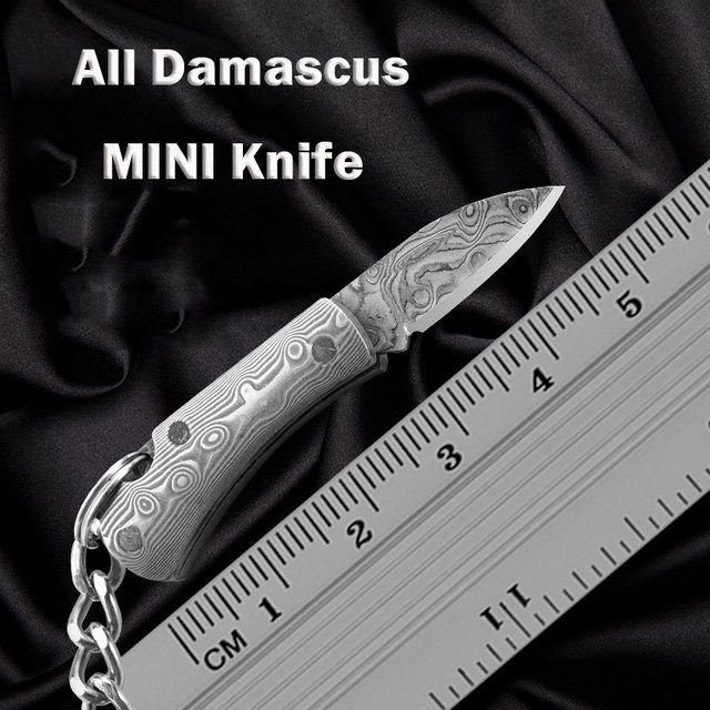 YESISOK Anhänger Mini-Klappmesser aus Acrylholz, Unisex - Bild 1