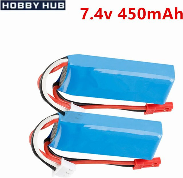 WLtoys LiPo Akku 7,4 V 450 mAh 20C 2S für RC Off-road Racing Autos K969 K979 K989 K999 P929 P939 - Bild 1