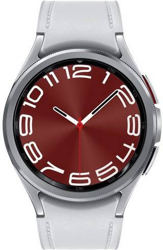 Samsung Galaxy Watch6 Classic Smartwatch Silber Edelstahl mit Bluetooth und GPS - Bild 1