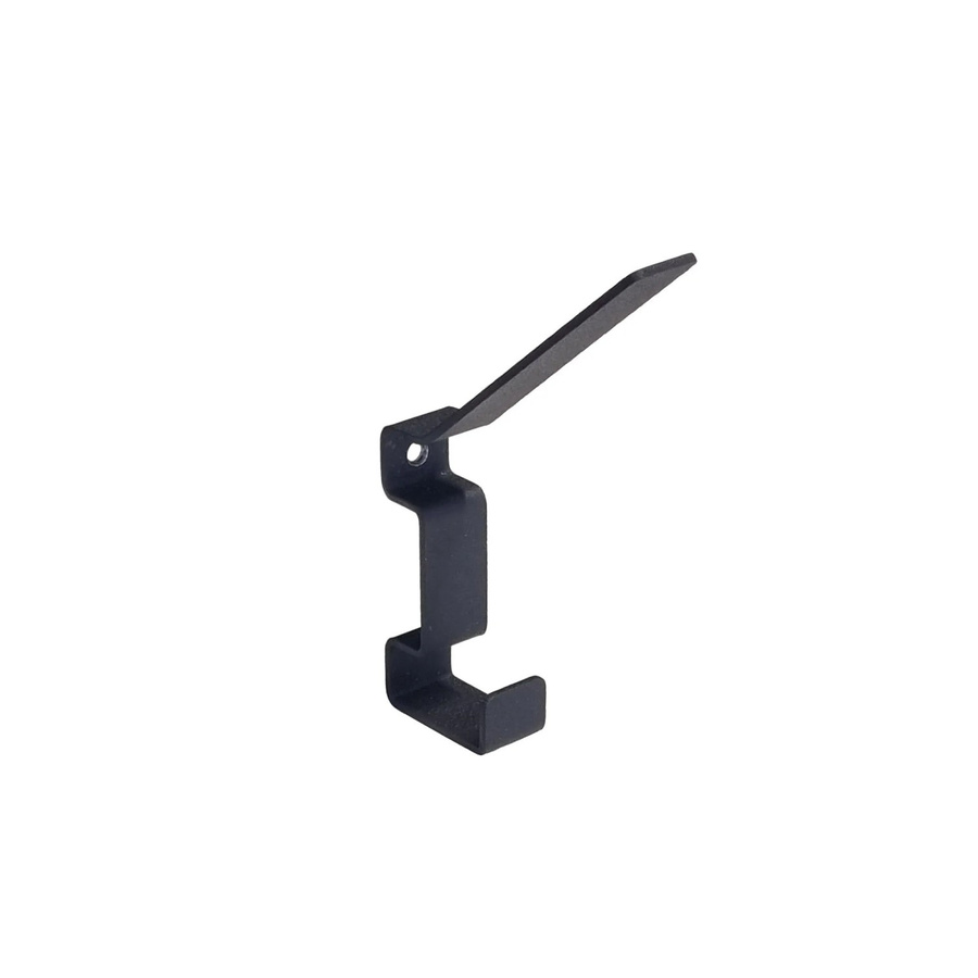 FN Acustico Garderobenhaken pulverbeschichtet Schwarz matt B: 14 mm, H: 94 mm, T: 60 mm - Bild 2