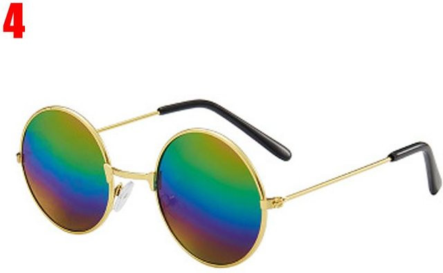 lifeinbuy Sonnenbrille Kinder, Rund, Vollrand, Metall - Bild 1