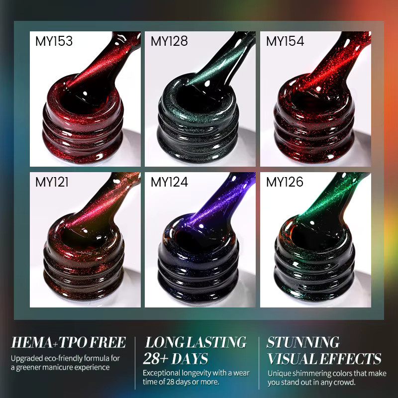 BORN PRETTY Magnetischer Gel-Nagellack, 10 ml, Glänzend - Bild 4