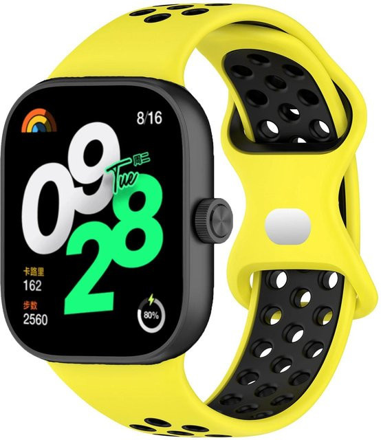 ZHANGU Uhrenarmband Silikon, Gelb, Unisex - Bild 1