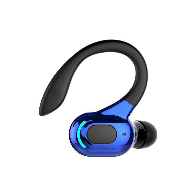ZHENDUO M-F8 Bluetooth 5.2 Business Headset mit Ohrbügel, kabellose In-Ear Kopfhörer für Sport und Autofahren, Blau - Bild 2