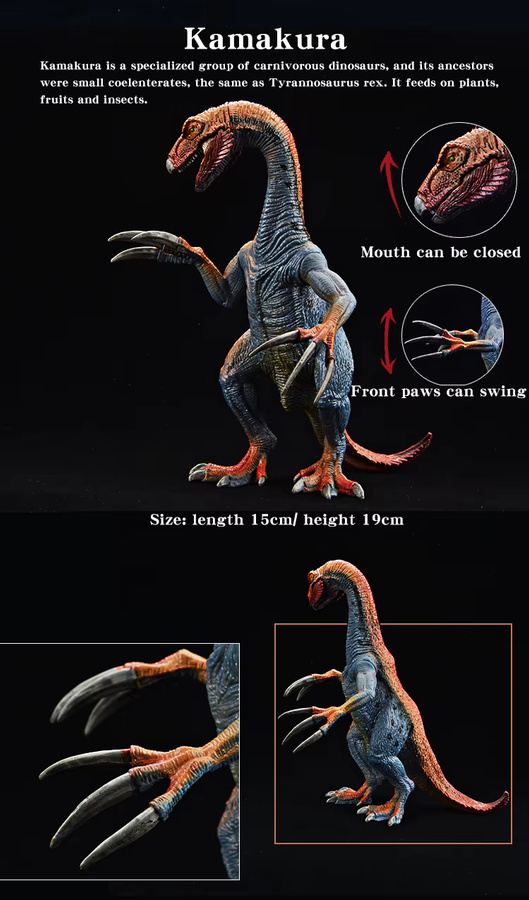 XIALIBAOMOWAN Jurassic Dinosaurier T-Rex Mosasaurus, Actionfiguren, PVC - Bild 2