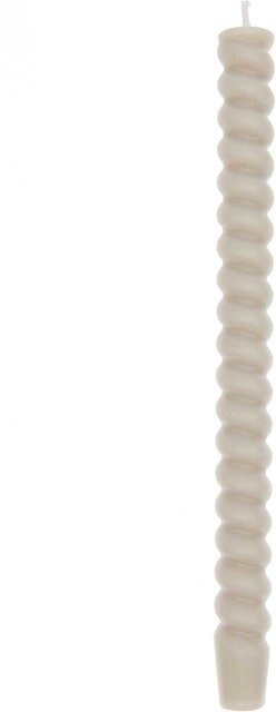 Rico Design Spiralkerze in Perlgrau, Durchmesser: 2,4 cm, Höhe: 28 cm - Bild 1