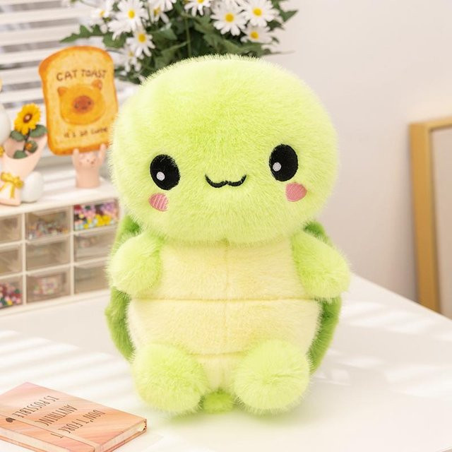 Yiran toy Schildkröten Plüschtier Puppe, Grün, 30cm, ab 14 Jahren - Bild 1