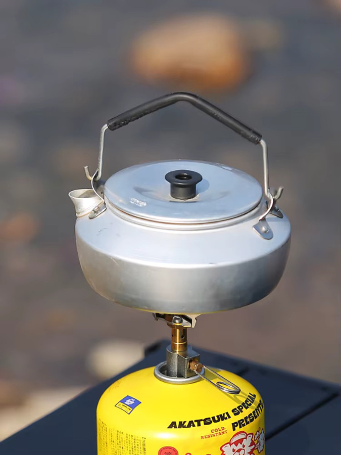 Pandatour Ultraleichter Campingkocher Gasbrenner mit Zündfunktion in Silber - Bild 5