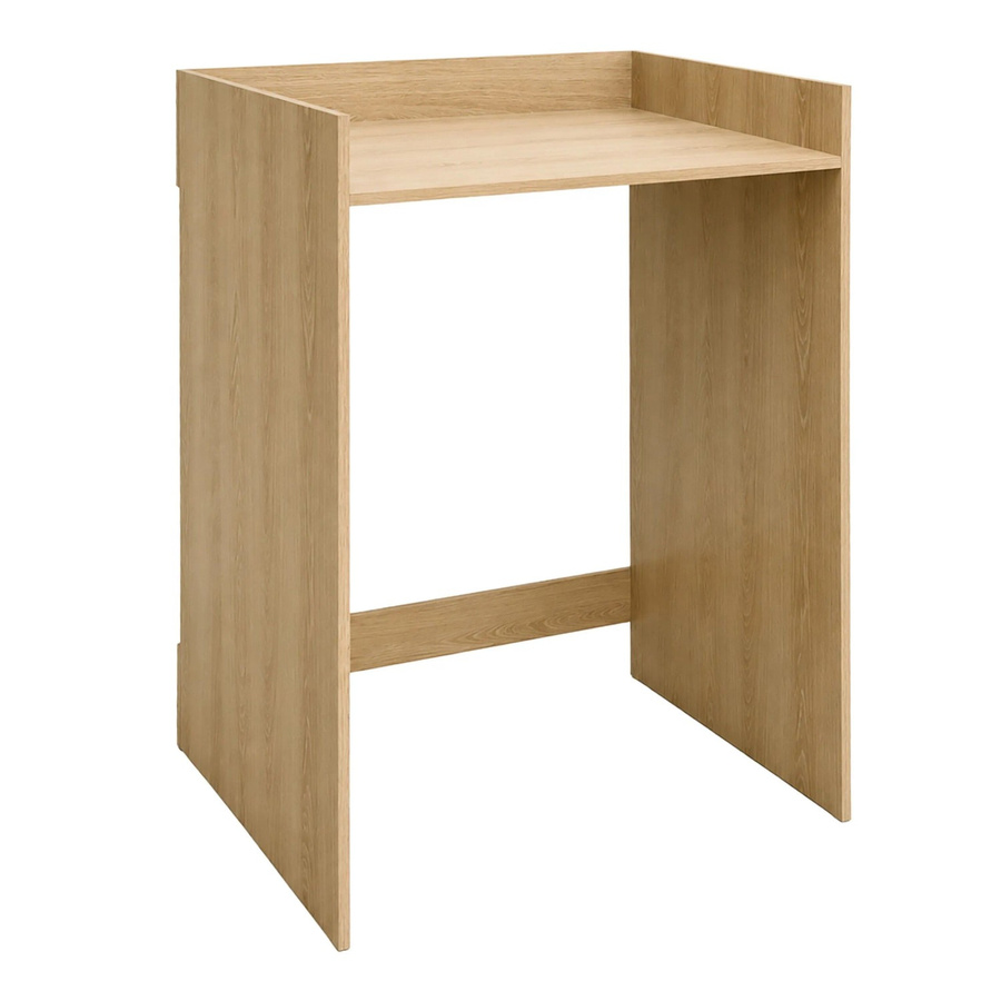 Relaxdays Waschmaschinenschrank aus MDF in Braun mit Kippsicherung und wasserabweisender Oberfläche, B/T/H: 61,0 x 13,6 x 97,0 cm - Bild 2