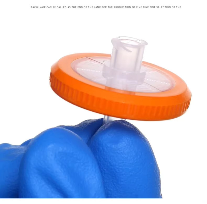 100 Stück Ruhr Lock Hydrophobe PTFE-Spritzenfilter mit 13mm Durchmesser und 0,22 oder 0,45 Mikron für die Nadelfiltration - Bild 3