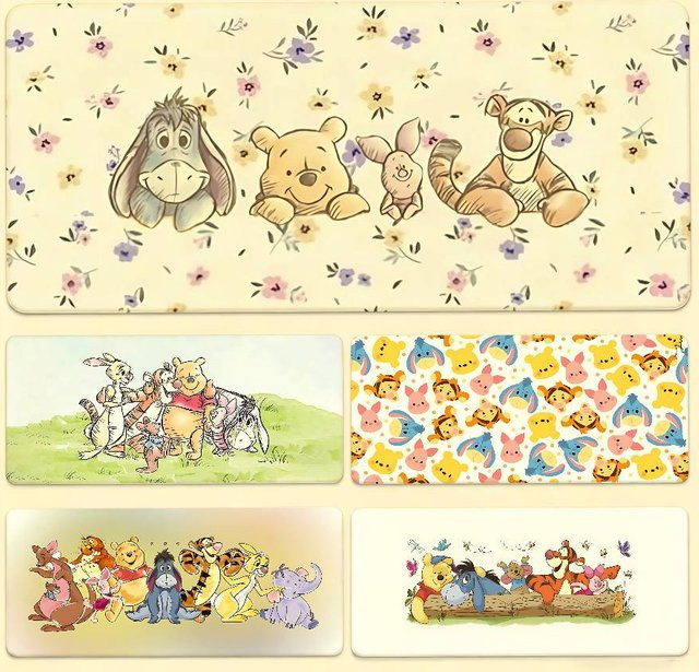 Mesuca Mauspad Winnie the Pooh Schreibtischunterlage Multicolour - Bild 1