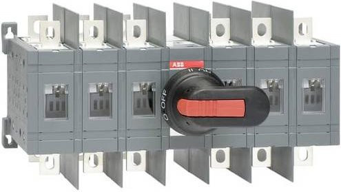ABB Lastumschalter Schwarz 6-polig 160A - Bild 1