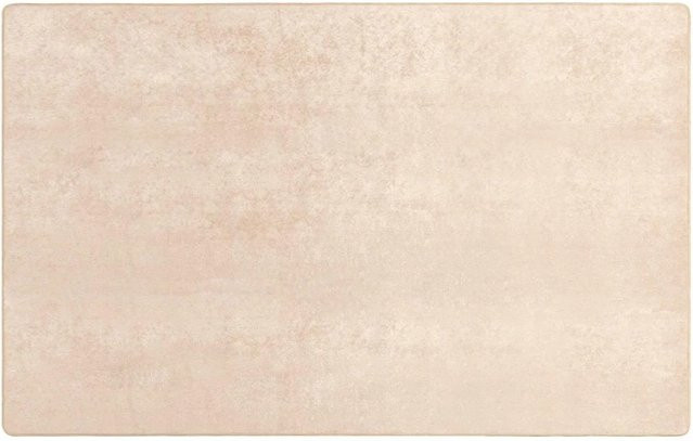 vidaXL Teppichläufer MARSA in Creme, modern und rechteckig, aus Polyester und PVC, rutschfest und waschbar, B/T: 230 x 150 cm - Bild 1