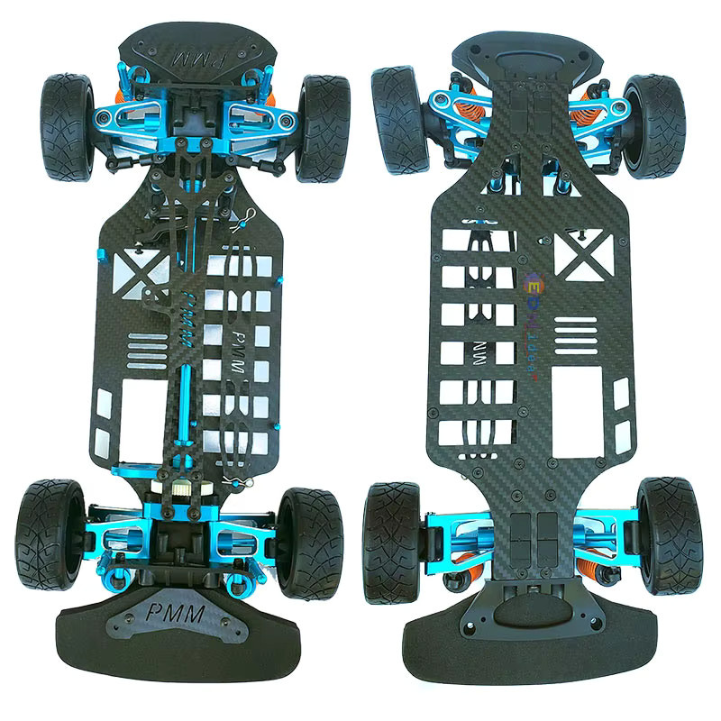 Tamiya Sakura TT01 TT02 TT02B V2 Pro, RC Auto, 1:10, 4WD, Metall, Set - Bild 3