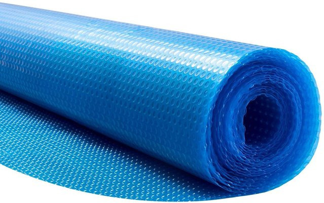 Runde Solar-Poolabdeckung von Buying Solutions, MB in Blau, Durchmesser: 548,6 cm, Thermische Blasenabdeckung aus PE-Material zur Wärmeaufnahme - Bild 1