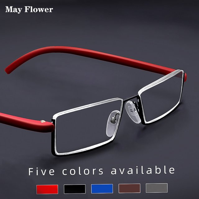 Mai Blume Lesebrille, Halbrahmen, Metall, Rechteckig, Männer, 1,75 - Bild 1
