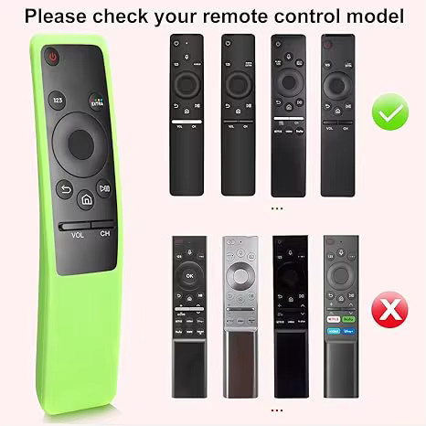 Leuchtende Silikonhülle für Samsung Smart TV Fernbedienungen der BN59-Serie mit Trageband in Blau - Bild 3